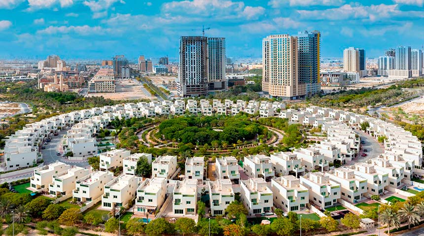 Район Jumeirah Village Circle (JVC) в Дубае
